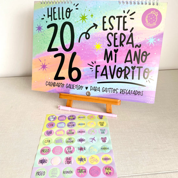 Calendario Planeador El Gato Galletero 2026