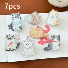 Set x7 Clips de Gatitos