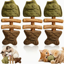 Pescadito Masticable De Catnip y Matatabi Para Gato