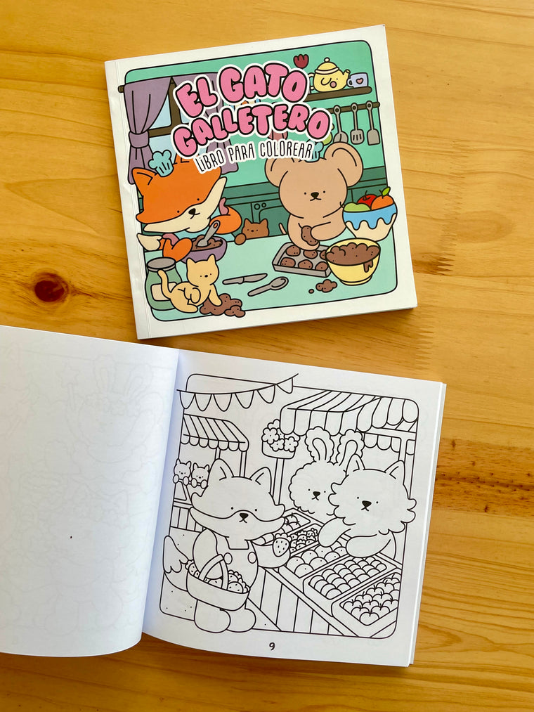 Libro Para Colorear - 4 Estaciones de Diversión