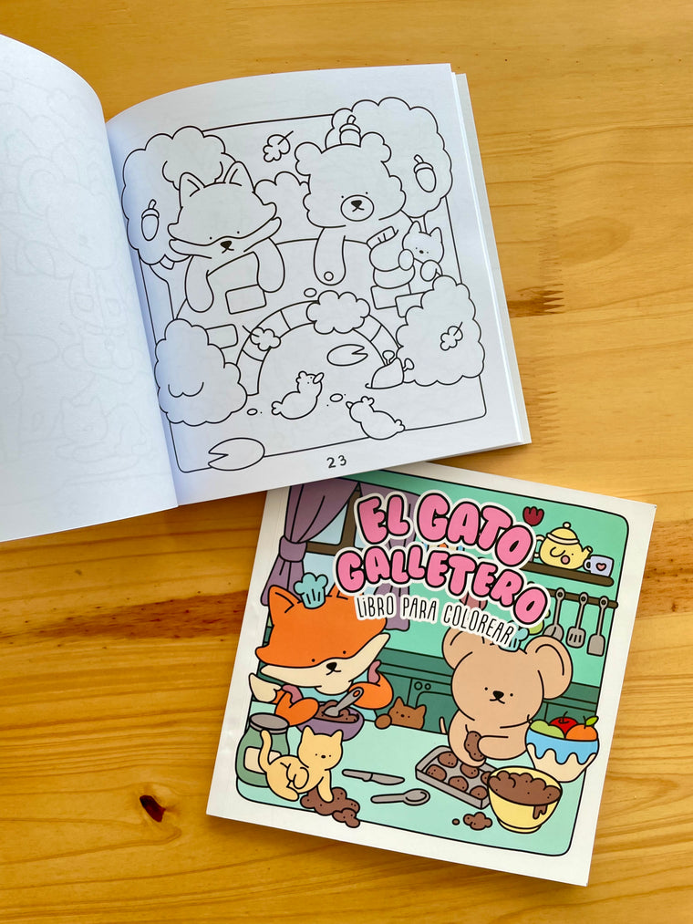 Libro Para Colorear - 4 Estaciones de Diversión