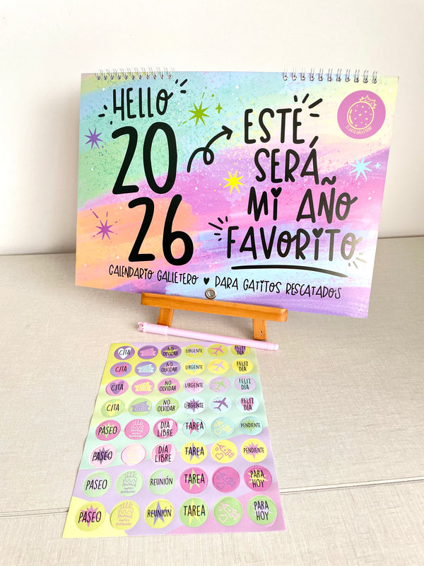 Calendario Planeador El Gato Galletero 2026